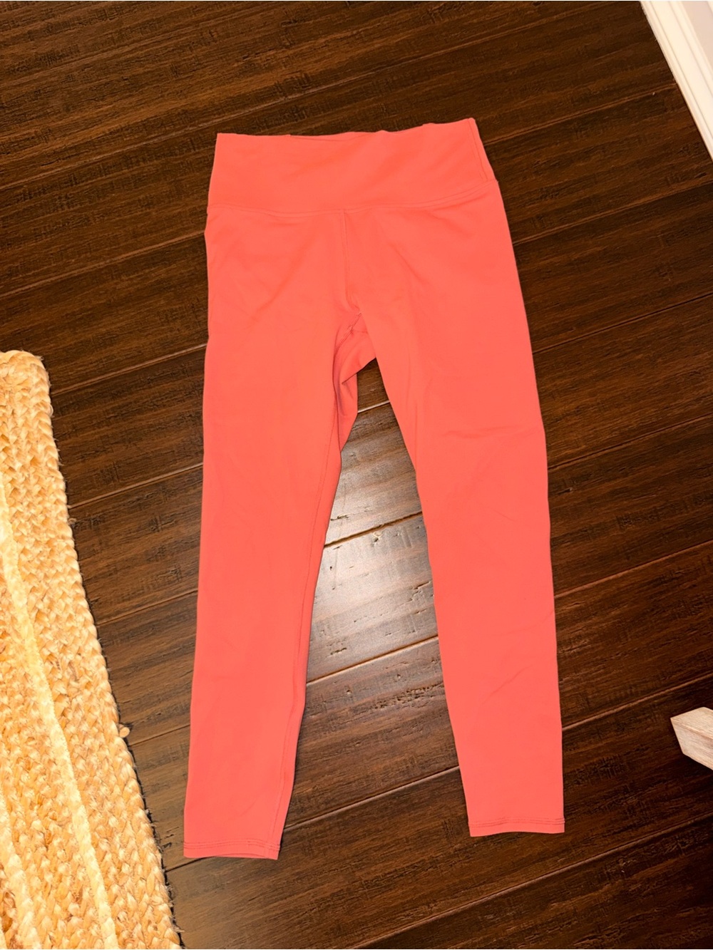 Fabletics Women’s Coral-Orange High-Waist Leggings